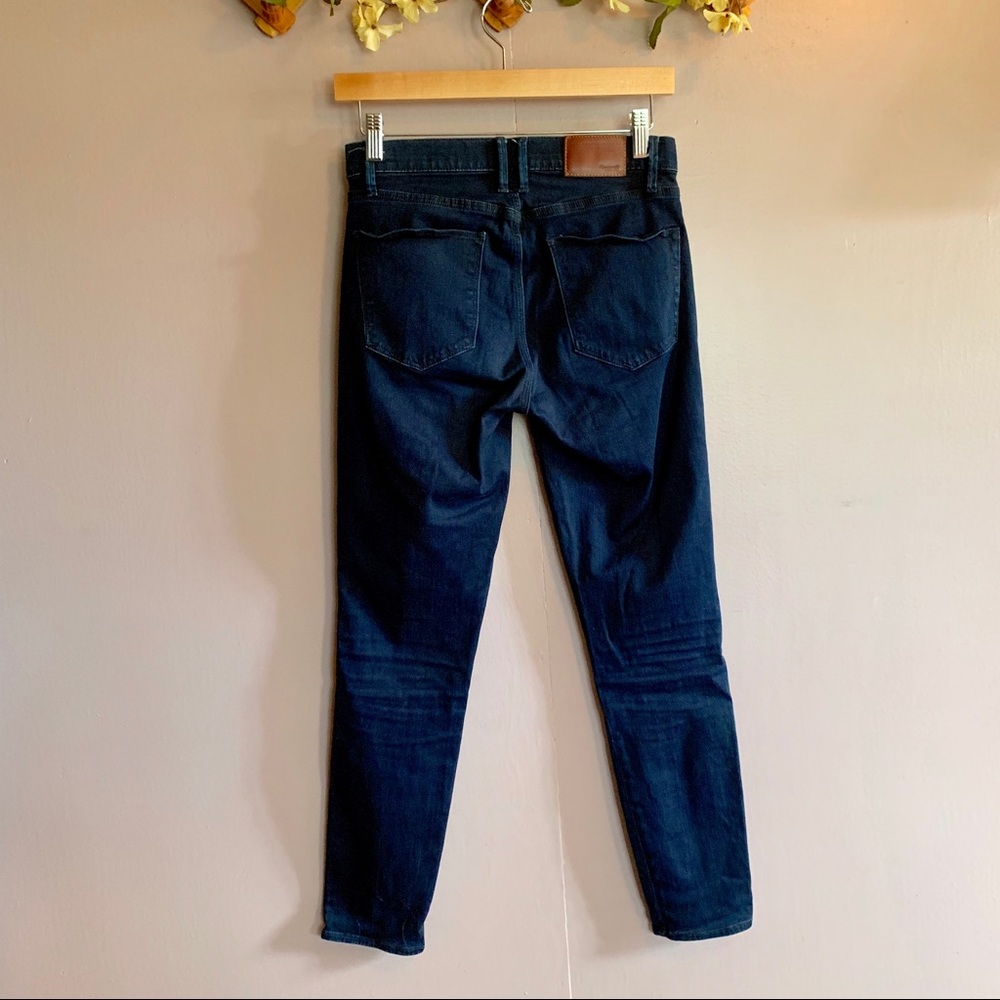 MADEWELL SKINNY SKINNY ANKLE JEAN DARK WASH SZ 27 - Picture 2 of 8